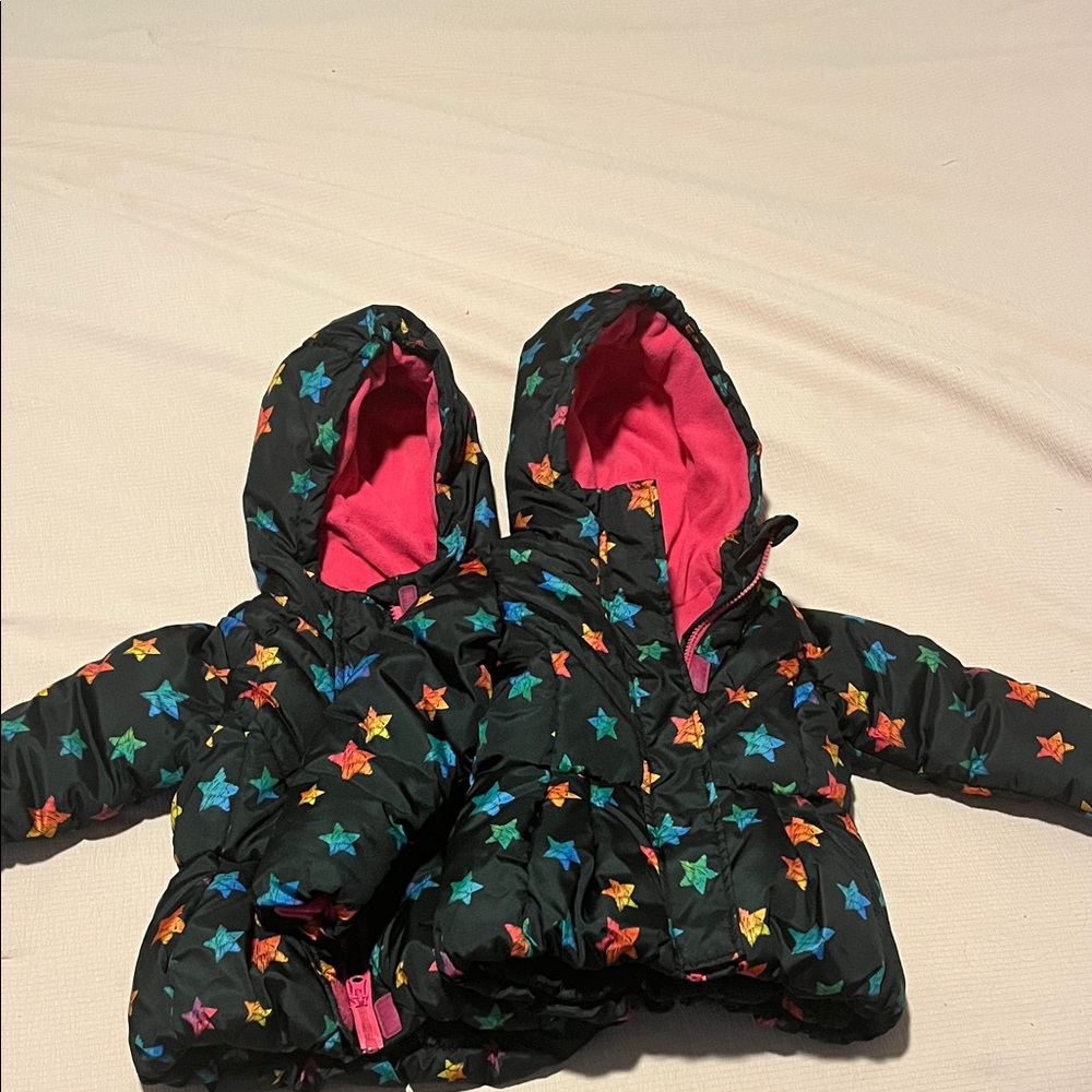 3T Okie Dokie Pink Fleece Jacket - twin bundle